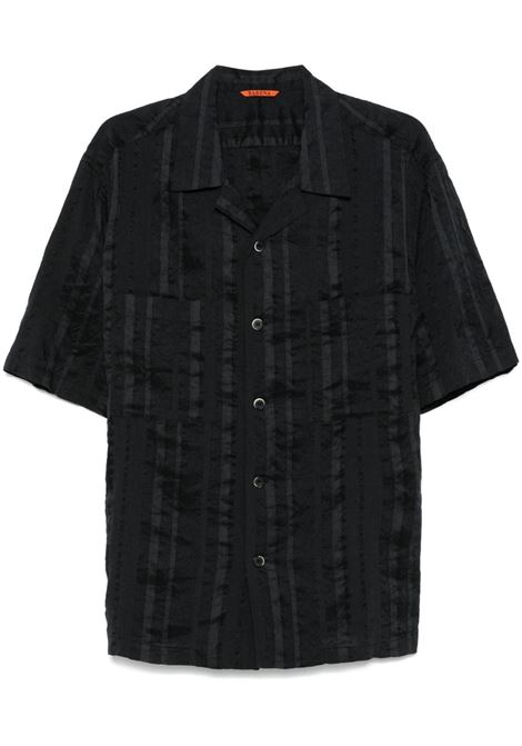 Camicia a righe in nero Barena Venezia - uomo